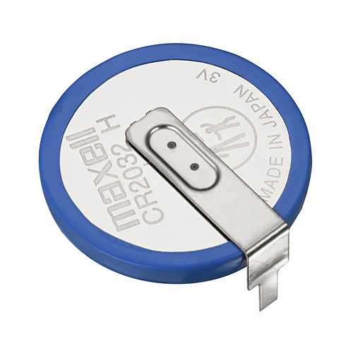 マクセル　コイン形二酸化マンガンリチウム電池「CR」　端子付き　CR2032  T6