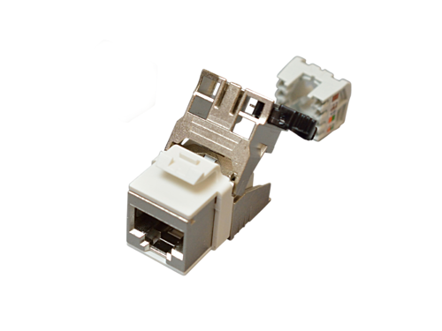 日本製線　Cat.6A シールド LANケーブル用RJ45モジュラージャック　NSJ6A-S-KEY