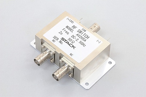 スタック電子　BNC型同軸切替器(DC~2.5GHz)※内部終端あり　AV205A(R0)「在庫掲載」(システム製品)