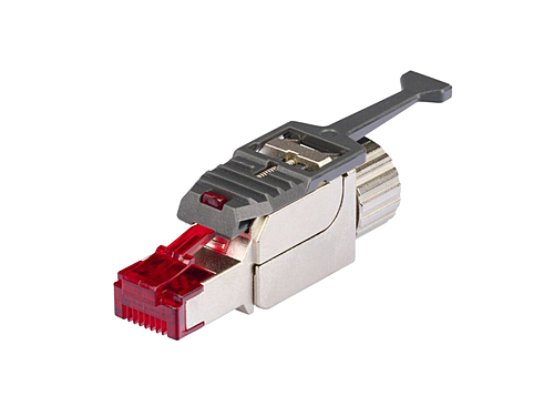 日本製線　Cat.6A シールド・シールドなし共用 現場成端用RJ45モジュラープラグ　スリムタイプ　R836543