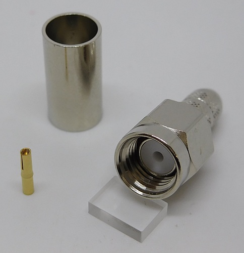 日本エレパーツ　同軸コネクタ　RSMA-PS-RG55BU「在庫掲載」