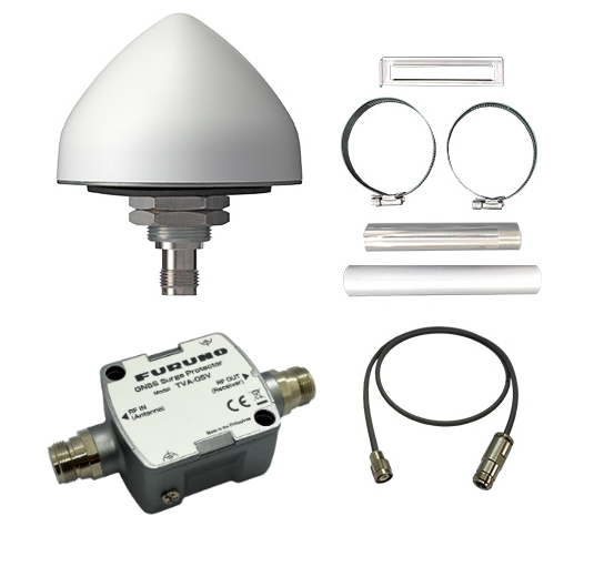 古野電気　GNSSアンテナAU-217周辺機器セット「在庫掲載」TVA-05V